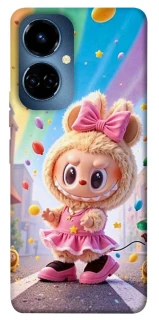 Чехол на TECNO Camon 19 Labubu rainbow фото 1 из 1