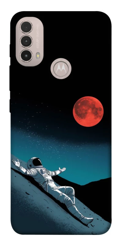 Чехол на Motorola Moto E40 Spaceman фото 1 из 1