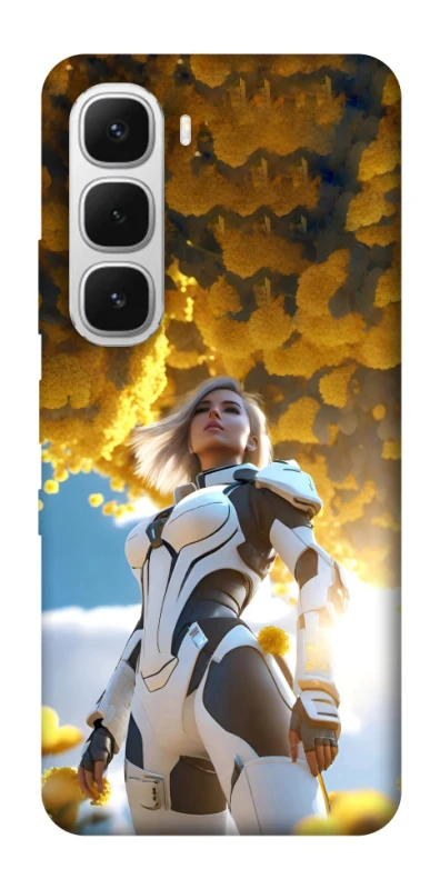 Чохол на Infinix Hot 60i Cyber space girl ver.3 фото 1 з 1