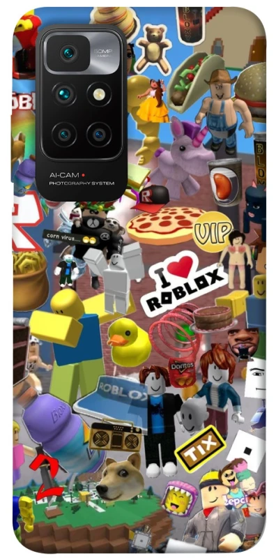 Чохол на Xiaomi Redmi 10 Roblox collage ver.5 фото 1 з 1