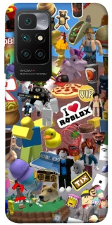 Чехол на Xiaomi Redmi 10 Roblox collage ver.5 фото 1 из 1