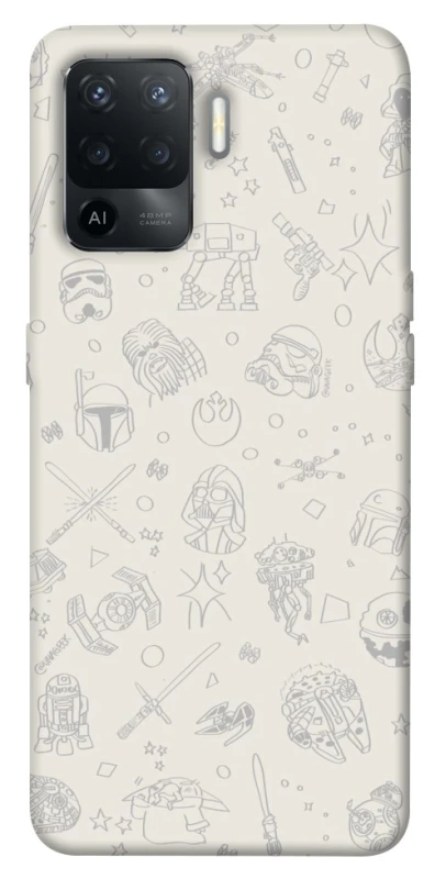 Чохол на Oppo Reno 5 Lite Star Wars background ver.1 фото 1 з 1