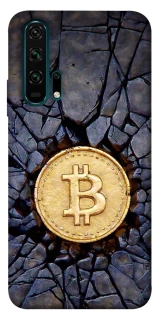 Чехол на Huawei Honor 20 Pro Bitcoin cracks фото 1 из 1