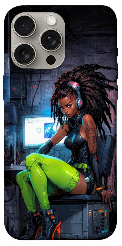 Чехол на Apple iPhone 15 Pro Max (6.7") Cyber girl фото 1 из 1