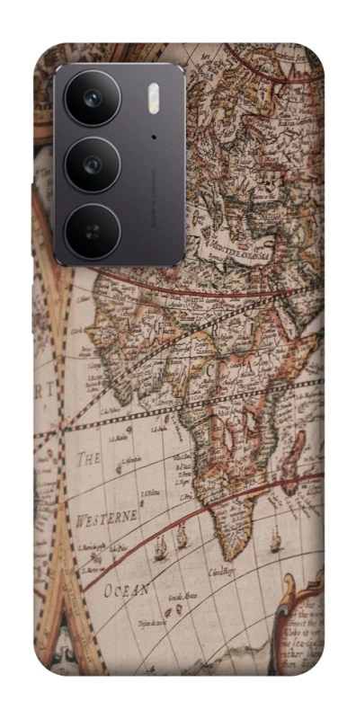 Чехол на Realme C75 Карта путешествий фото 1 из 1