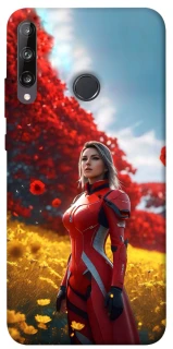 Чехол на Huawei P40 Lite E Cyber space girl ver.5 фото 1 из 1