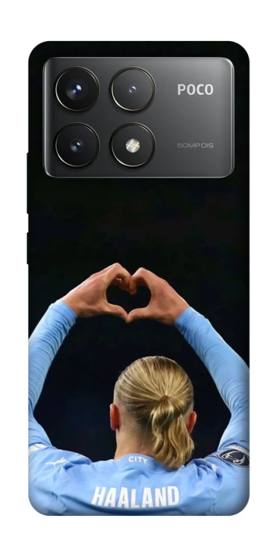 Чохол на Xiaomi Poco F6 Pro Erling Haaland V2 фото 1 з 1