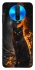 Чехол на Xiaomi Redmi K30 Огненный кот фото 1 из 1