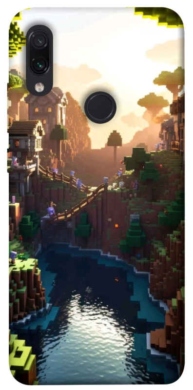 Чохол на Xiaomi Redmi Note 7 / Note 7 Pro / Note 7s Minecraft sunset фото 1 з 1