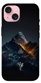 Чехол на Apple iPhone 15 (6.1") Руны в горах фото 1 из 1
