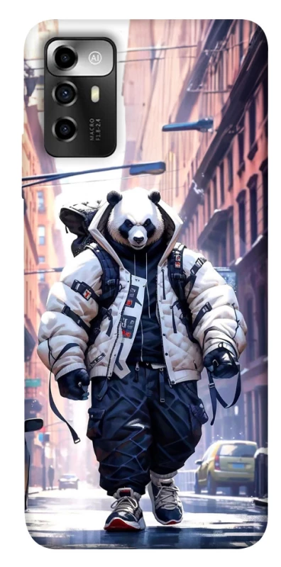 Чехол на ZTE Blade A72 Панда курьер фото 1 из 1