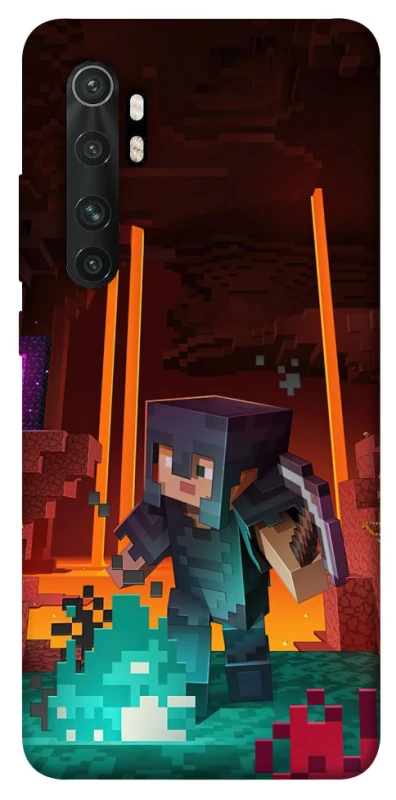 Чехол на Xiaomi Mi Note 10 Lite Minecraft game adventure фото 1 из 1