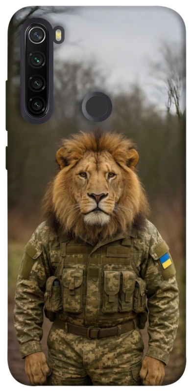 Чохол на Xiaomi Redmi Note 8T Лев захисник фото 1 з 1