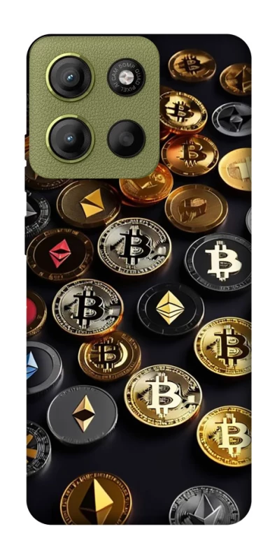 Чохол на Motorola Moto G15 4G Many coins фото 1 з 1