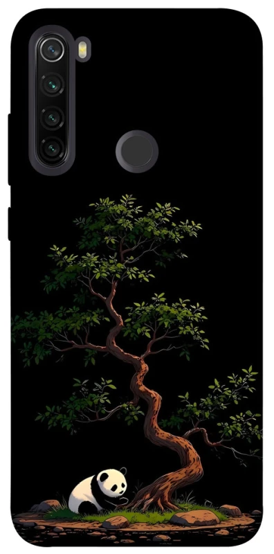 Чехол на Xiaomi Redmi Note 8T Panda and tree фото 1 из 1
