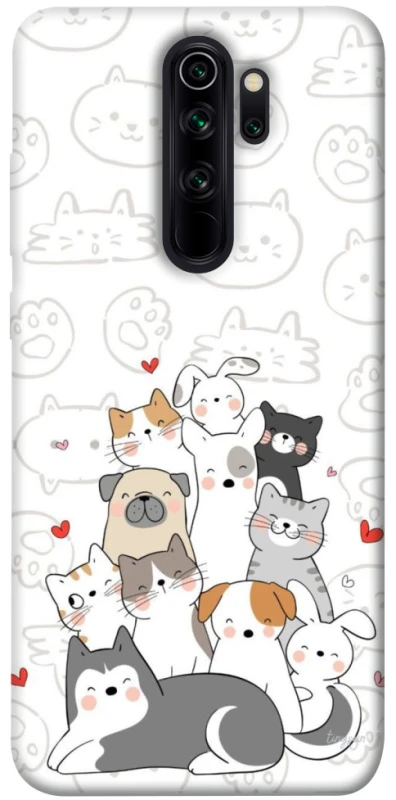 Чохол на Xiaomi Redmi Note 8 Pro Funny Pets фото 1 з 1