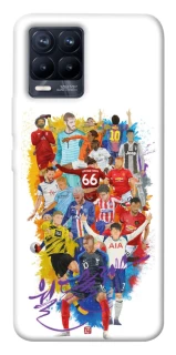 Чехол на Realme 8 Football Abstract v2 фото 1 из 1