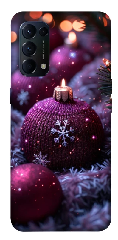 Чехол на Oppo Reno 5 4G Новогодний v44 фото 1 из 1
