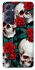 Чохол на Samsung Galaxy M54 5G skull and rose фото 1 з 1
