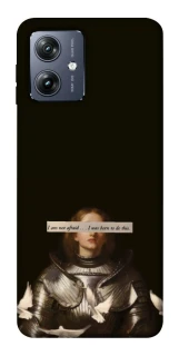 Чехол на Motorola Moto G54 Not afraid фото 1 из 1