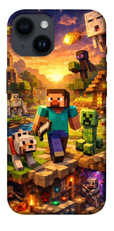 Чохол на Apple iPhone 14 (6.1") Minecraft v6 фото 1 з 1