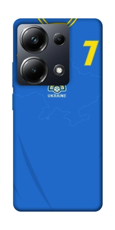 Чехол на Xiaomi Poco M6 Pro 4G UA-Football ver.4 фото 1 из 1