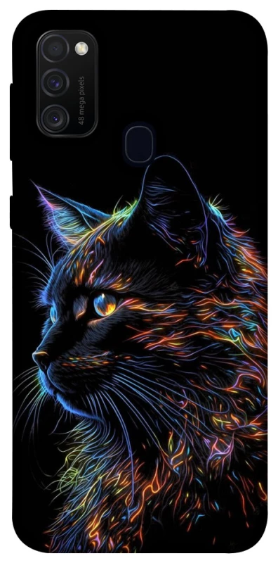 Чохол на Samsung Galaxy M30s / M21 Чорний кіт фото 1 з 1