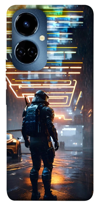 Чехол на TECNO Camon 19 Cyber character фото 1 из 1
