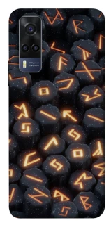 Чехол на Vivo Y53s Огненые руны фото 1 из 1