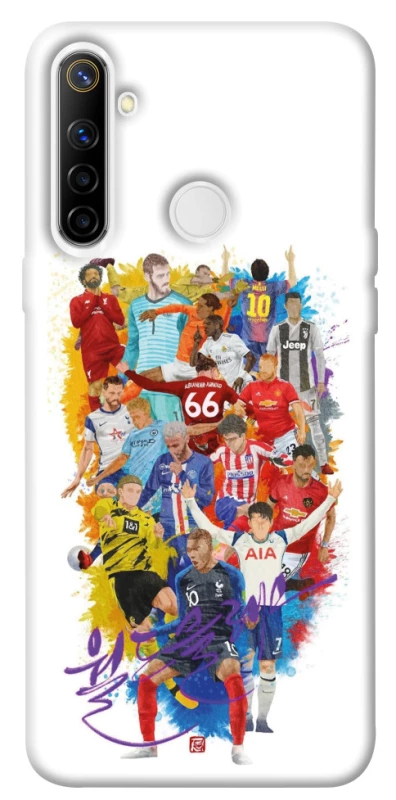 Чехол на Realme 6i Football Abstract v2 фото 1 из 1
