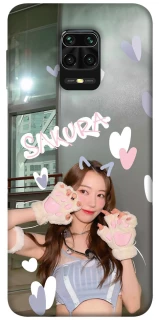 Чехол на Xiaomi Redmi Note 9s / Note 9 Pro / Note 9 Pro Max Sakura - LE SSERAFIM фото 1 из 1