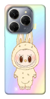 Чехол на TECNO Spark 20 Pro Fluffy Rainbow Labubu фото 1 из 1