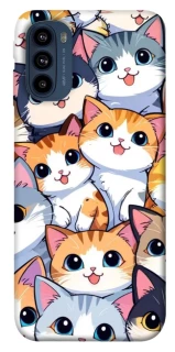 Чохол на Motorola Moto G41 Cute Cat v2 фото 1 з 1