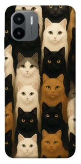 Чехол на Xiaomi Redmi A1+ / Poco C50 / A2+ Colorful Cat Collage фото 1 Чехол на Xiaomi Redmi A1+ / Poco C50 / A2+ Colorful Cat Collage фото 1 из 1