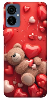 Чехол на TECNO Camon 19 Neo bear in hearts фото 1 из 1