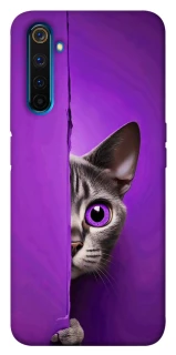 Чохол на Realme 6 Pro Кіт-підглядач фото 1 з 1