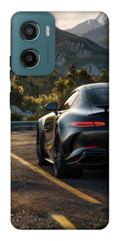 Чохол на Motorola Moto G06 Car in the mountains фото 1 з 1