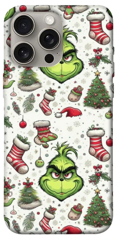 Чехол на Apple iPhone 15 Pro Max (6.7") Grinch mood ver.3 фото 1 из 1