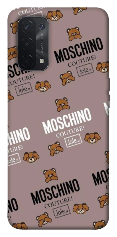 Чохол на Oppo A54 5G / A74 5G Moschino фото 1 з 1