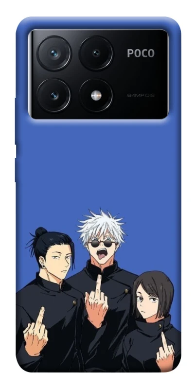Чехол на Xiaomi Poco X6 jujutsu kaisen v3 фото 1 из 1