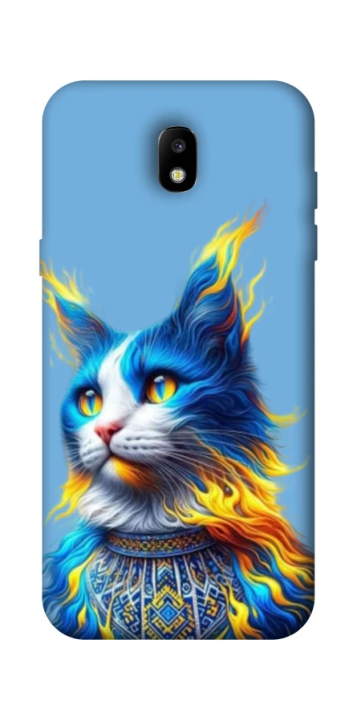 Чехол на Samsung Galaxy J5 (2017) Кот патриот фото 1 из 1