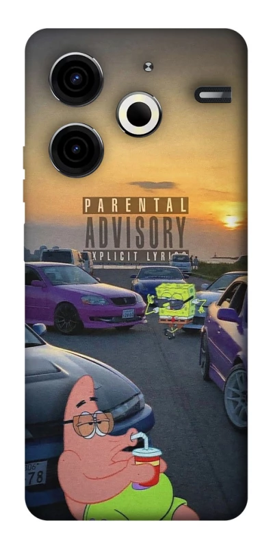 Чохол на TECNO Pova 6 Neo (LI6) Патрік на перегонах фото 1 з 1