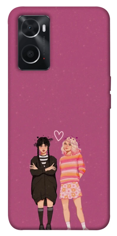 Чехол на Oppo A76 4G Raven & Rainbow Wednesday фото 1 из 1