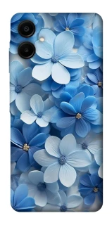 Чехол на Samsung Galaxy A06 Синие цветы фото 1 из 1