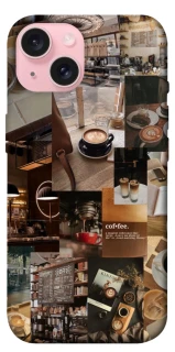 Чехол на Apple iPhone 15 (6.1") Coffee collage ver.2 фото 1 из 1