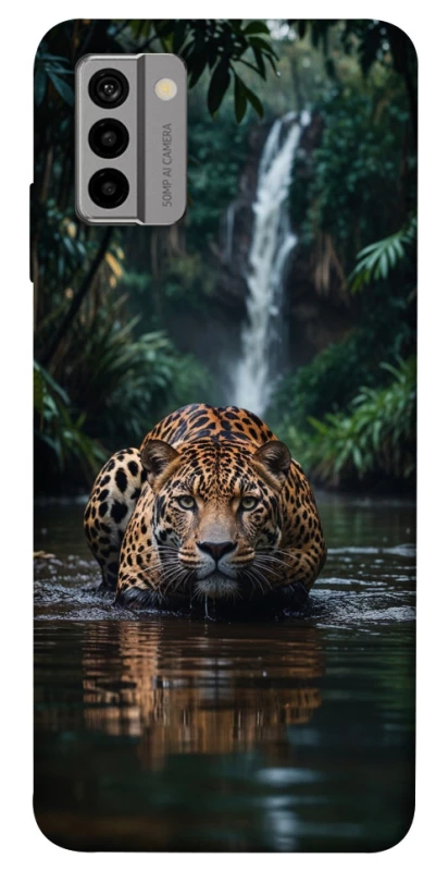 Чохол на Nokia G22 Leopard in water фото 1 з 1