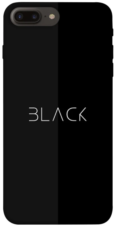 Чохол на Apple iPhone 7 plus / 8 plus Black фото 1 з 1