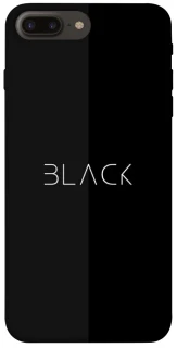 Чохол на Apple iPhone 7 plus / 8 plus Black фото 1 з 1