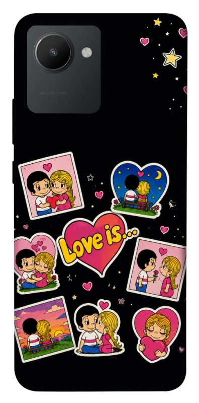 Чехол на Realme C30s Love is фото 1 из 1