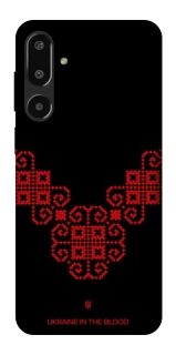Чохол на Samsung Galaxy F16 Чорно-червона вишиванка фото 1 з 1